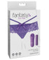 Fantasy For Her Crotchless Panty Thrill Her - Purple